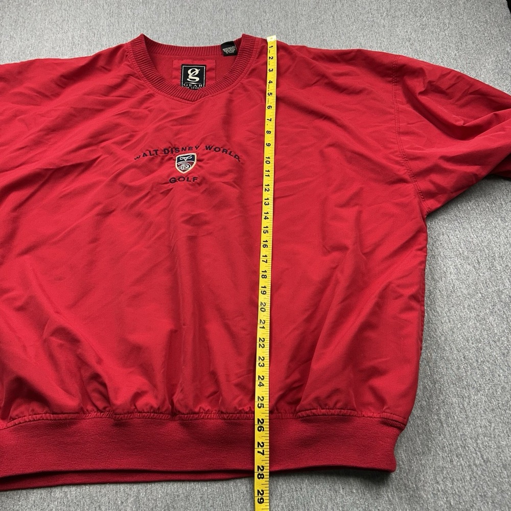 Walt Disney World Golf Pullover Windbreaker Mens XXL‎ Red Water Wind Resistant - Picture 9 of 16